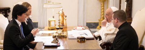 Histórica audiencia privada con el Papa