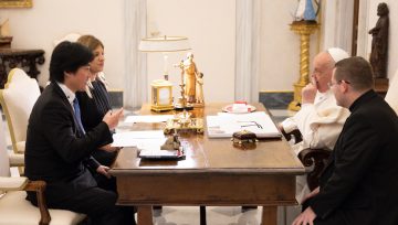 Una histórica audiencia privada con el Papa Francisco